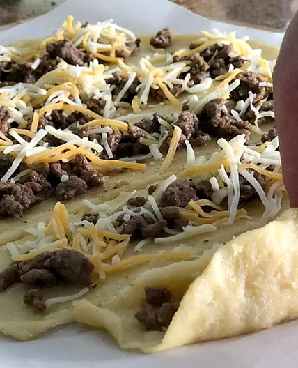 Keto Taco Stuffed Breadsticks