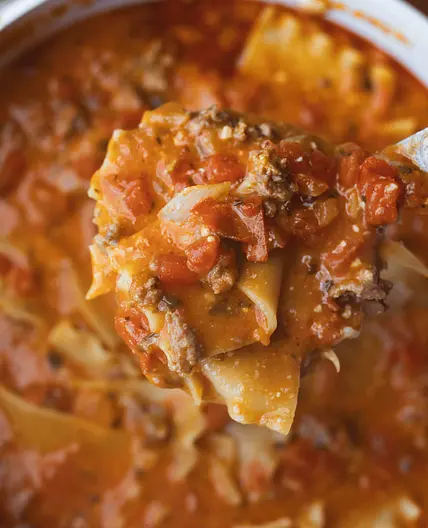 Lasagna Soup