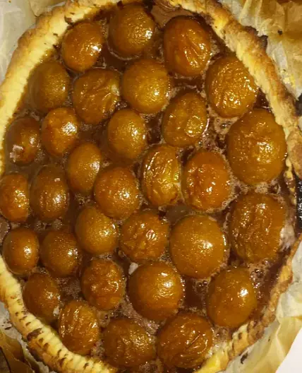 Tarte prunes Nutella