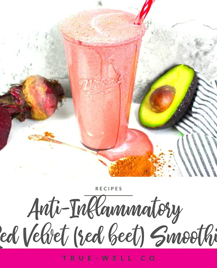 Red Velvet Smoothie | Anti Inflammatory Red Beet Smoothie