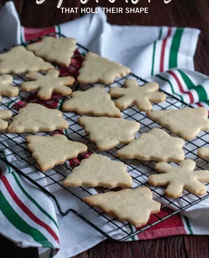 Sugar Cut Out Cookies {that actually hold their shape}