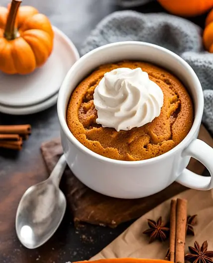 Pumpkin Spice Mug Cake