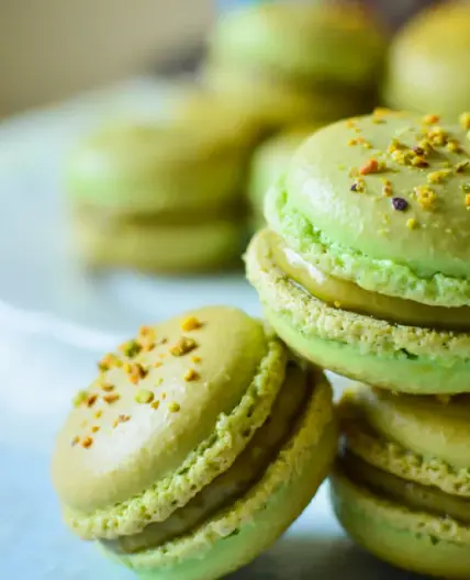Macarons à la pistache