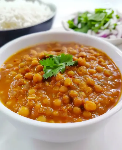 Chana for Samosa Chaat