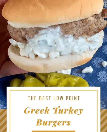 Best Low Point Greek Turkey Burgers