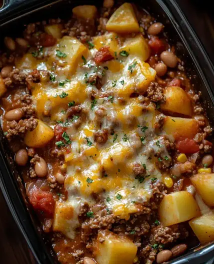 Slow Cooker Cowboy Casserole