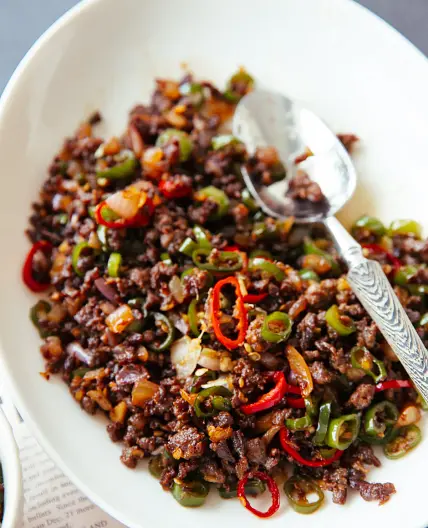 Ground Beef Rice Bowl