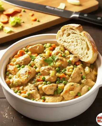 Slow-Cooker Chicken Casserole Recipe | Easy - Hearty Meal | Sharp Blades