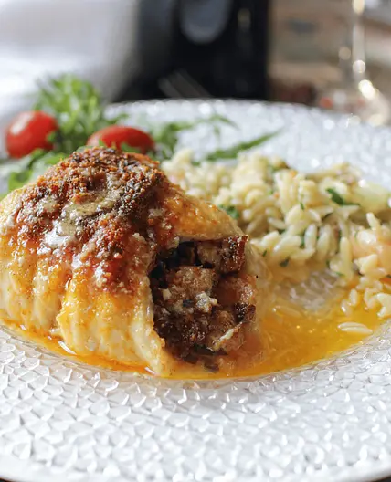 Baked Stuffed Fish For One