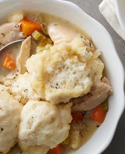 Make-Ahead Chicken and Dumplings