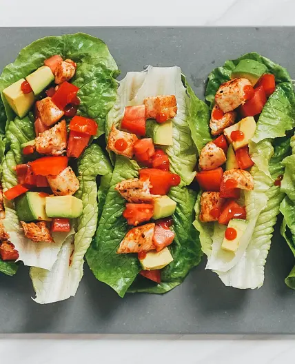 Chicken Taco Lettuce Cups