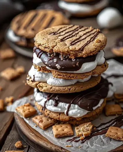 Ultimate S'mores Sandwich Cookies