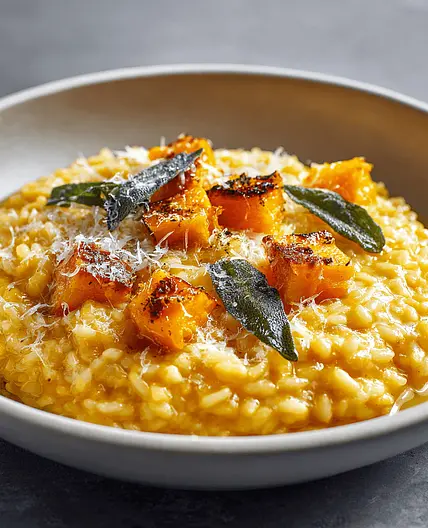Kürbisrisotto