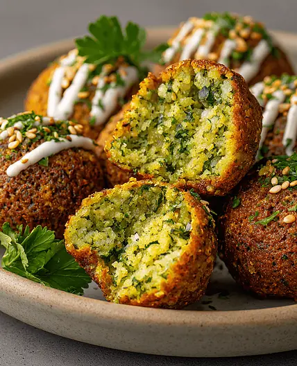Falafal mit Salaten