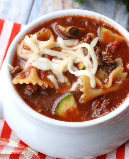 Slow-Cooker Lasagna Soup
