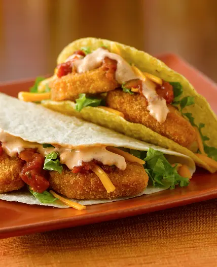 Chicken Nugget Tacos