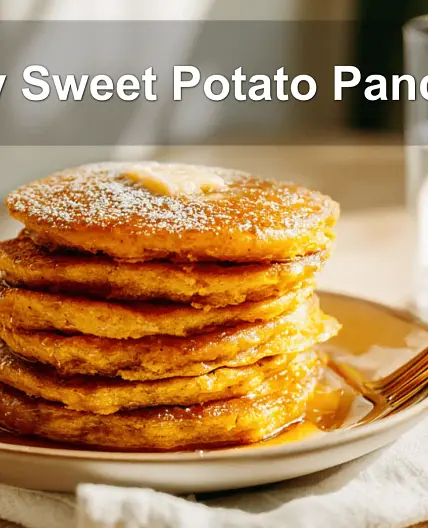 Fluffy Sweet Potato Pancakes