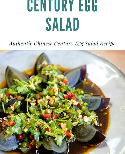 Chinese Century Egg Salad