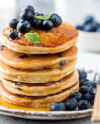 Blueberry Paleo Pancakes