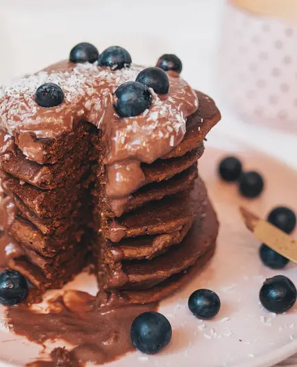 5-Ingredient Chocolate Pancakes