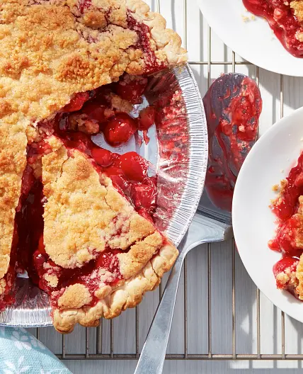 Cherry Crumb Pie