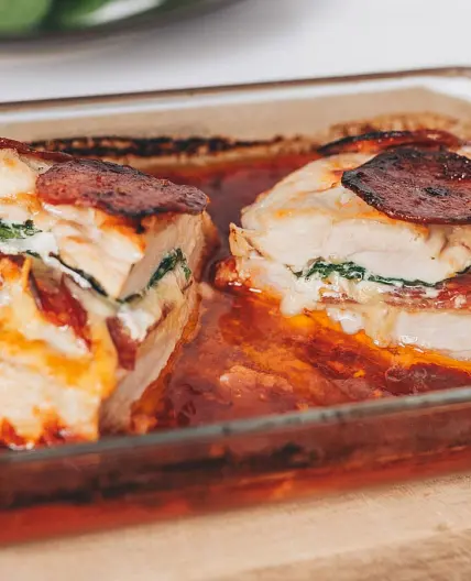 Pizza Stuffed Chicken
