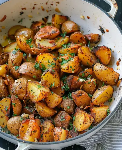 Garlic Herb Roasted Potatoes