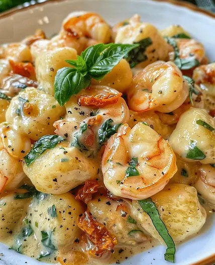 Creamy Gnocchi with Shrimp and Sun-Dried Tomatoes: The 30-Minute Comfort Dish You’ll Keep Coming Back To