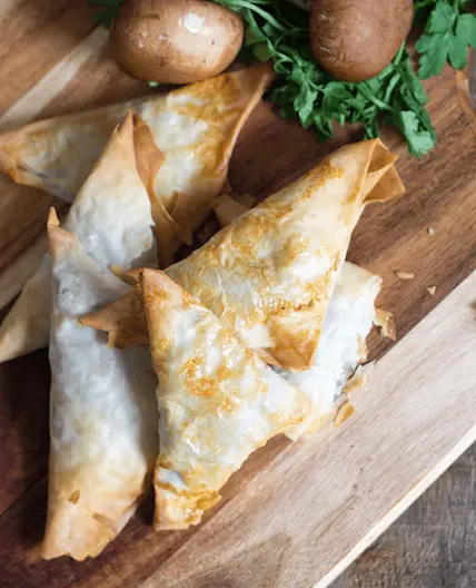 Mushroom bourekas