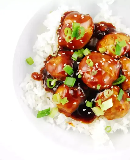 Teriyaki Meatball Bowl Recipe
