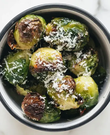 Air Fryer Smashed Brussels Sprouts
