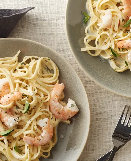 Creamy Garlic Shrimp and Pasta