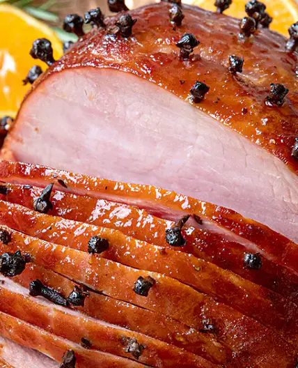 Honey Mustard Maple Glazed Ham