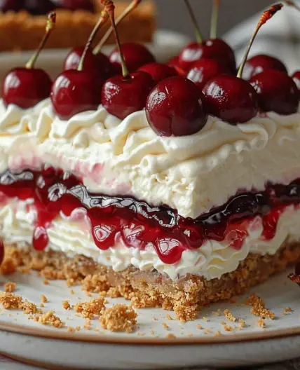 The Ultimate Cherry Yum Yum No-Bake Dessert You Must Try