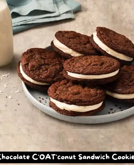 The Best Chocolate Coconut Sandwich Cookies Recipe