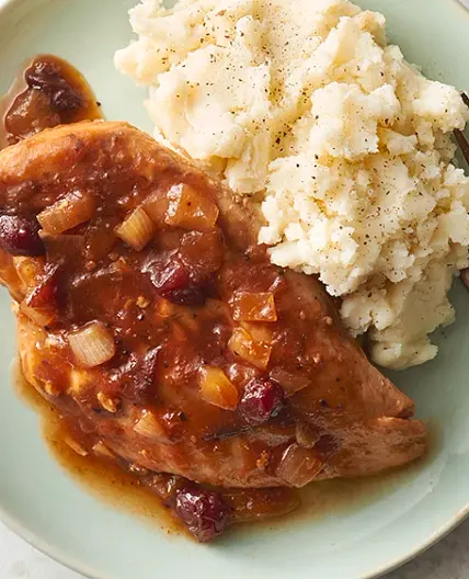 Slow-Cooker Cranberry Glazed Chicken