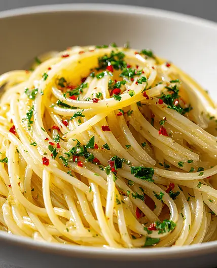 Spaghettoni Aglio e Olio