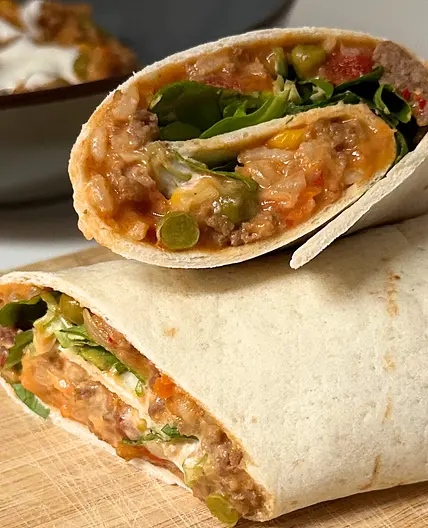 Hamburger Helper Cheesy Enchilada With a Twist