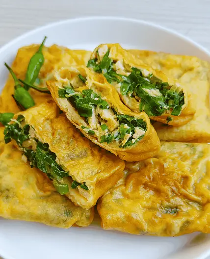 Indonesian Martabak Telur (Stuffed Pancake)