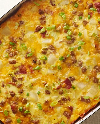 Overnight Hearty Biscuit Breakfast Casserole