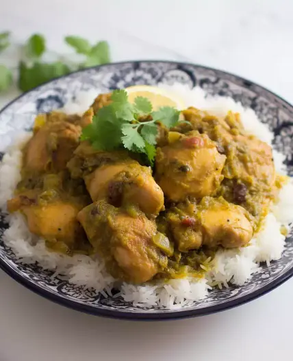 Moroccan Saffron Chicken