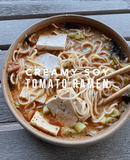 Creamy Soy Tomato Ramen