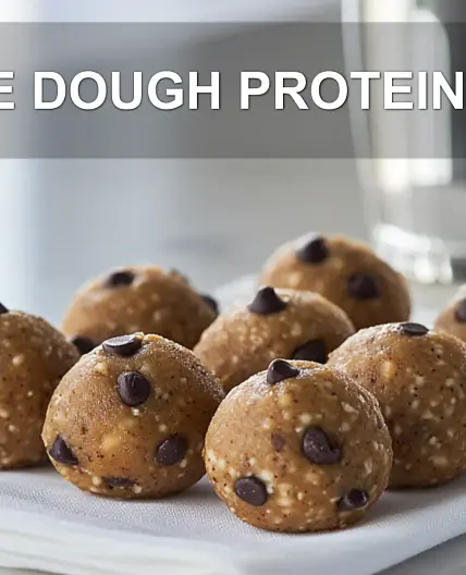 COOKIE DOUGH PROTEIN BALLS