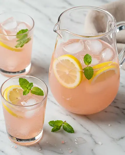 Pink Salt Lemonade