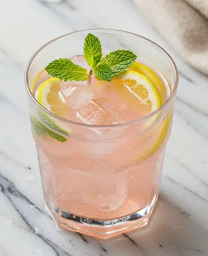 Pink Salt and Coconut Water Electrolyte Drink