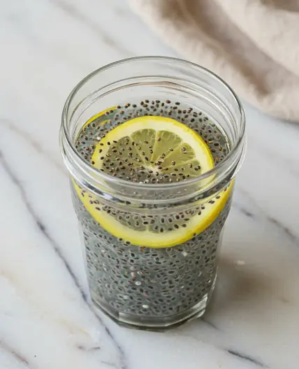 Tadpole Water (Lemon and Chia Seed Water)