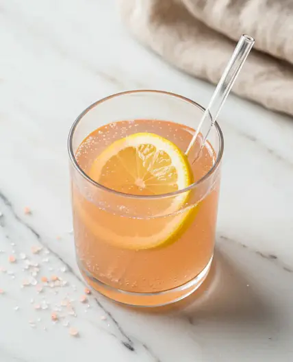 Pink Salt and Apple Cider Vinegar Tonic