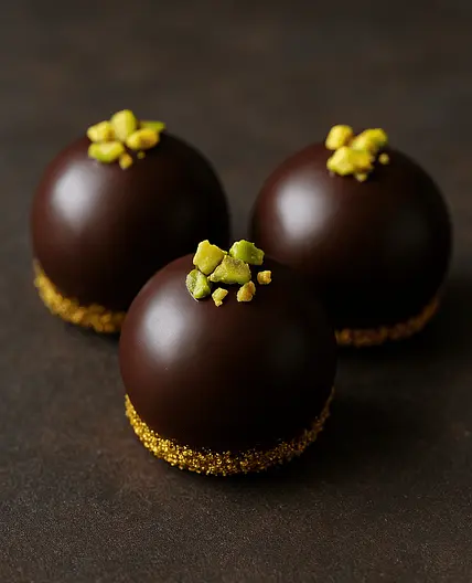 Boules de chocolat luxueuses Dubaï