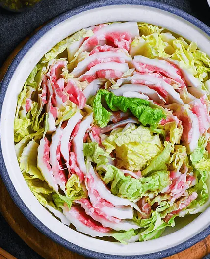 Mille Feuille Nabe (Pork & Napa Cabbage Hotpot)