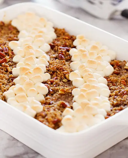 Crowd Pleasing Sweet Potato Casserole